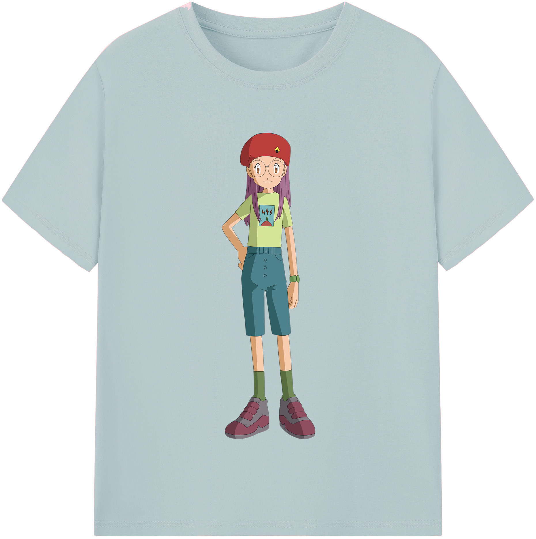 （画像用） Digimon デジタルモンスター/デジモン 綿100％半袖Tシャツ（フロントプリント）